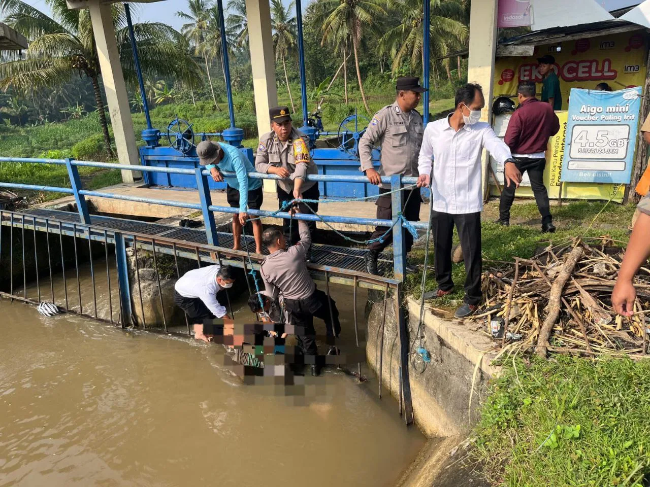 Geger! Jasad Remaja Kulon Progo Ditemukan Tersangkut di Pintu Saringan Kali Progo