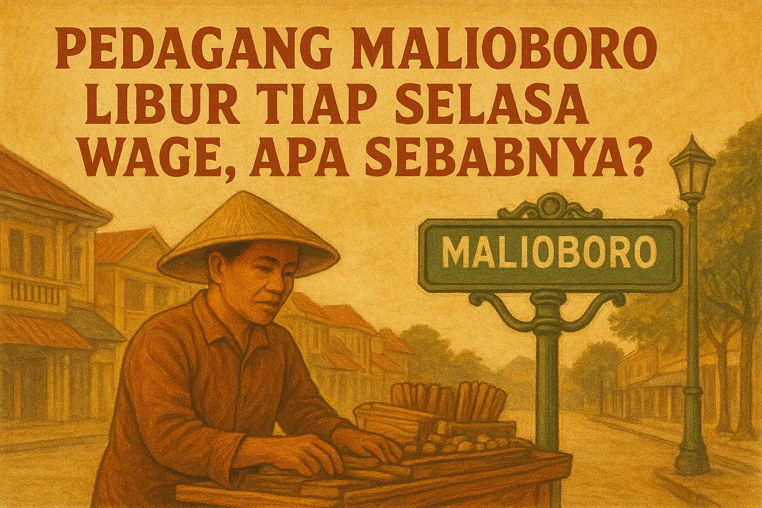 Pedagang di Malioboro Libur Tiap Selasa Wage, Ada Alasan Unik di Baliknya