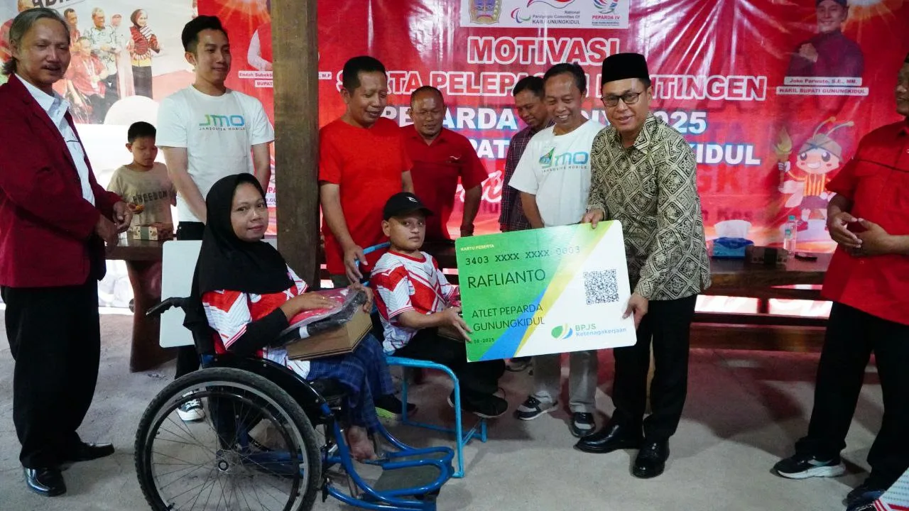 Wabup Joko Parwoto Lepas Kontingen PEPARDA IV 2025 Gunungkidul: Target 15 Medali Emas