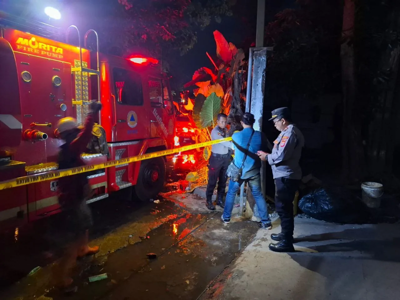 Keempat Kalinya: Gudang Produksi Furniture di Sewon Bantul Terbakar, Hanguskan Mesin dan Peralatan Produksi