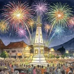 Bukan Cuma Tugu, Ini Spot Rahasia Nonton Kembang Api 2026 di Jogja Tanpa Tiket