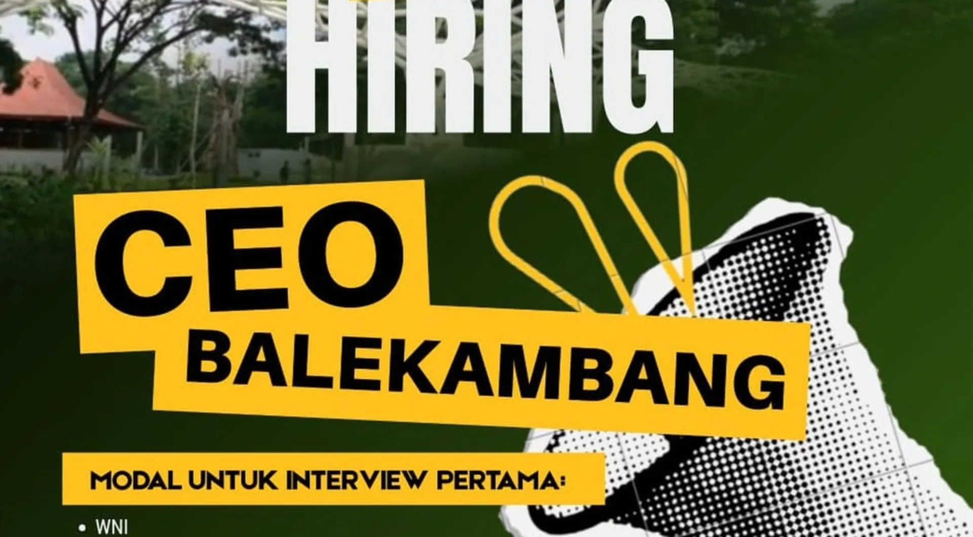 Loker CEO Balekambang 2026: Syarat, Jadwal Seleksi, dan Link Pendaftaran
