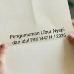 10 Contoh Pengumuman Libur Lebaran 1447 H / 2026: Bisa untuk Kantor Swasta, Mall hingga Sekolah