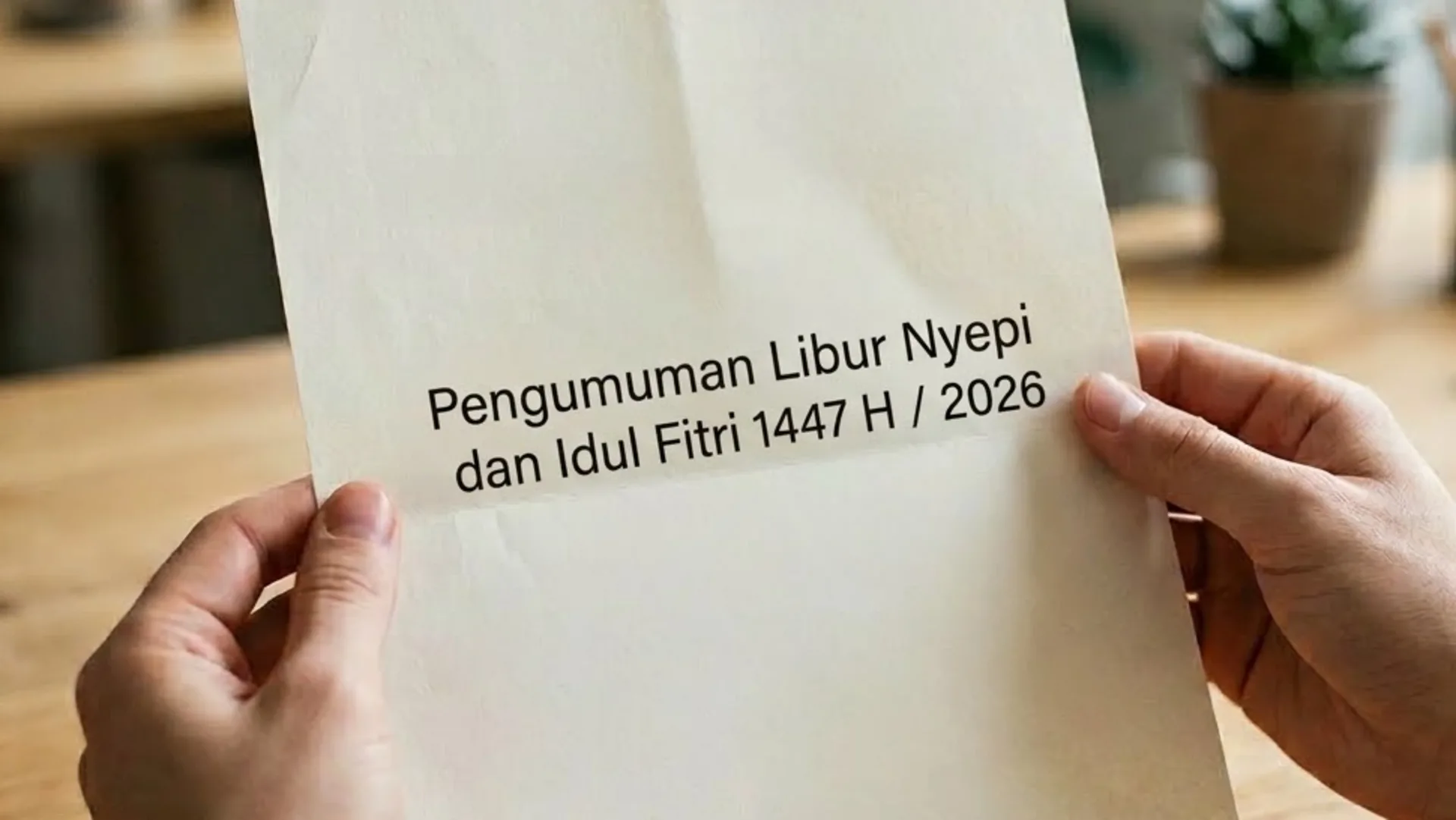 10 Contoh Pengumuman Libur Lebaran 1447 H / 2026: Bisa untuk Kantor Swasta, Mall hingga Sekolah