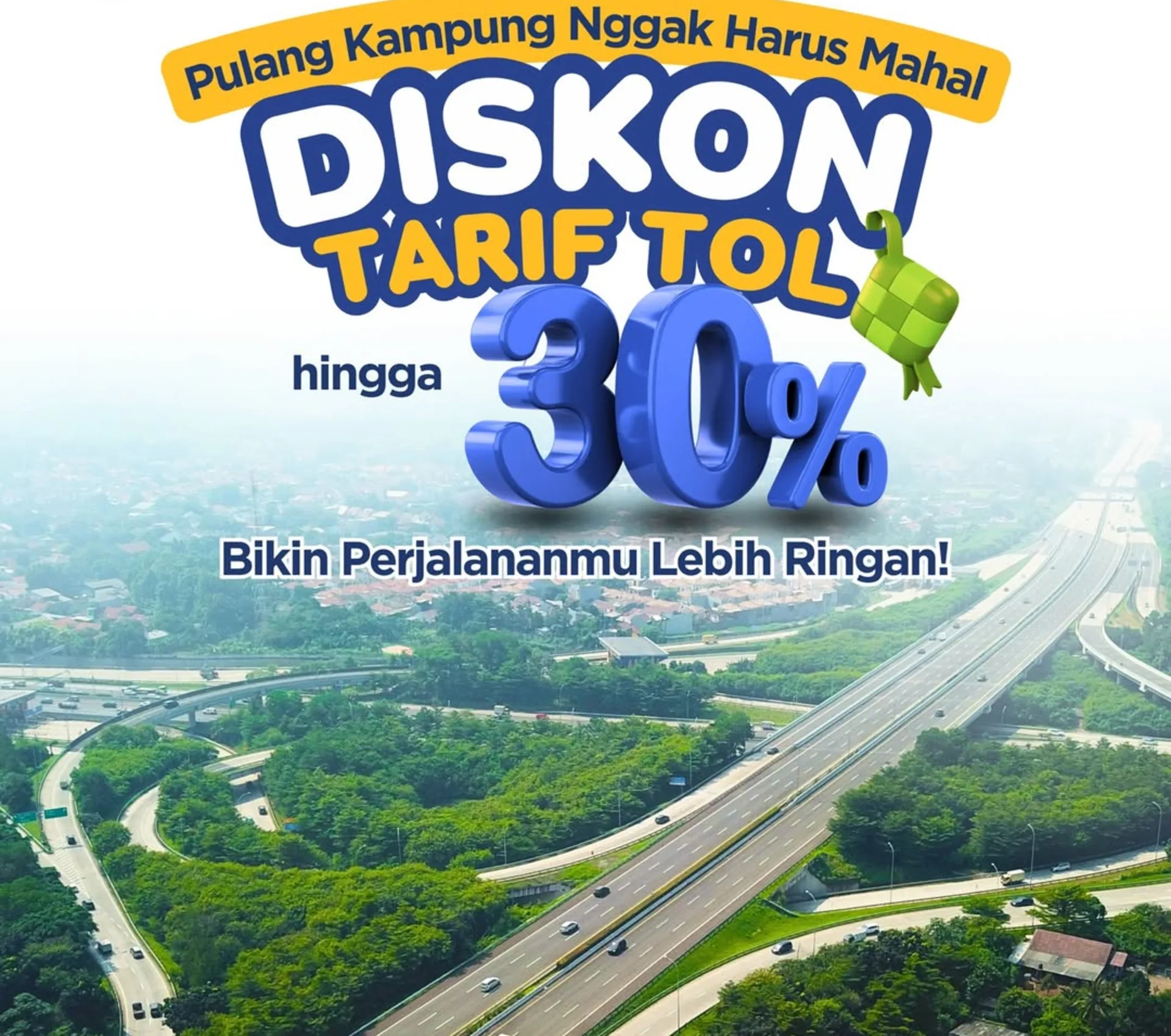 Catat! Daftar Tol Trans Jawa yang Diskon 30 Persen selama Mudik Lebaran 2026