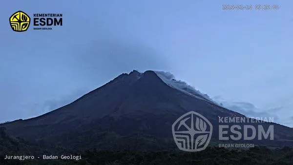 Aktivitas Gunung Merapi 27 Februari–5 Maret 2026: Kubah Lava Barat Menurun, Guguran Lava Masih Terjadi