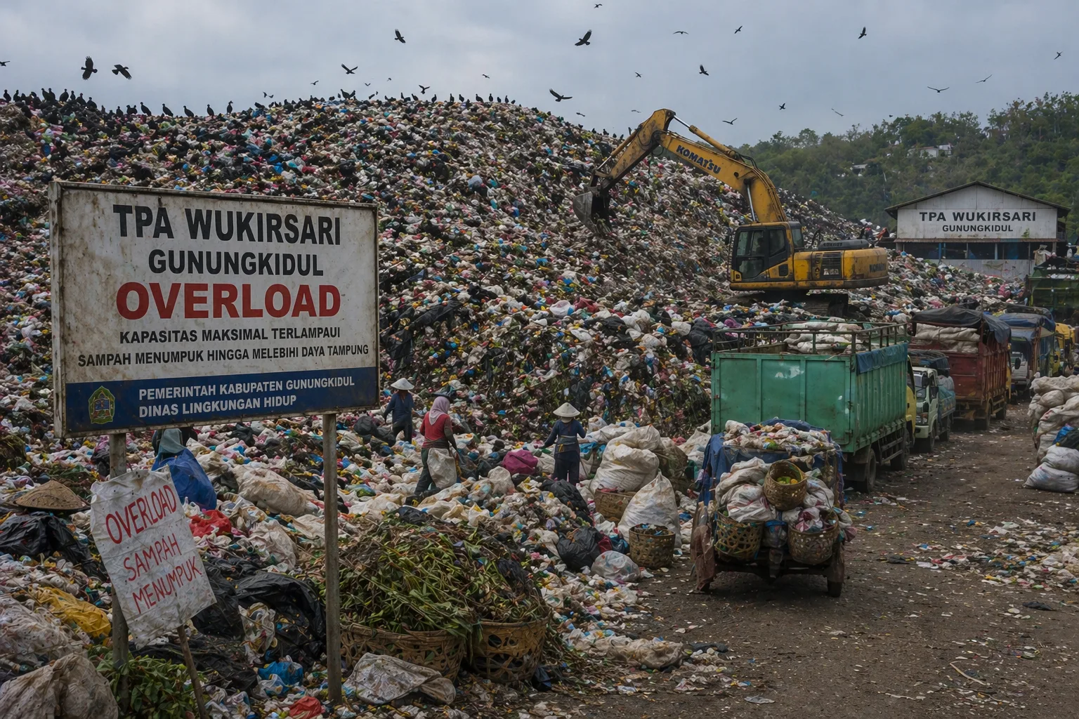 TPA Wukirsari Gunungkidul Overload, DLH Siapkan Transformasi ke RDF untuk Energi Terbarukan Target Operasional 2029
