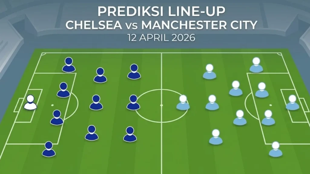 Prediksi Susunan Pemain Chelsea vs Man City, 12 April 2026: The Blues Badai Cedera, The Citizens Tampil Full Squad?
