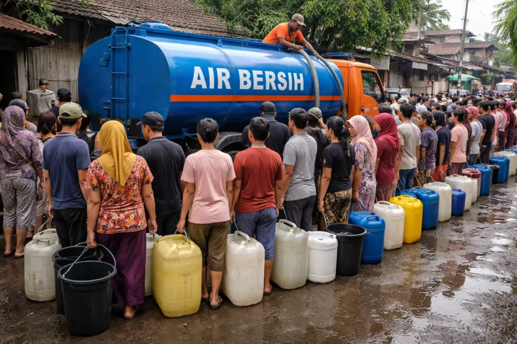 Krisis Air Bersih di Giripurwo: Sumur Bor Gagal, Warga Terpaksa Beli Air Rp150 Ribu per Tangki