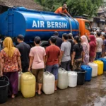Krisis Air Bersih di Giripurwo: Sumur Bor Gagal, Warga Terpaksa Beli Air Rp150 Ribu per Tangki