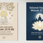 Link Poster Ucapan Waisak 2026, Download Desain Estetik & Siap Edit di Sini