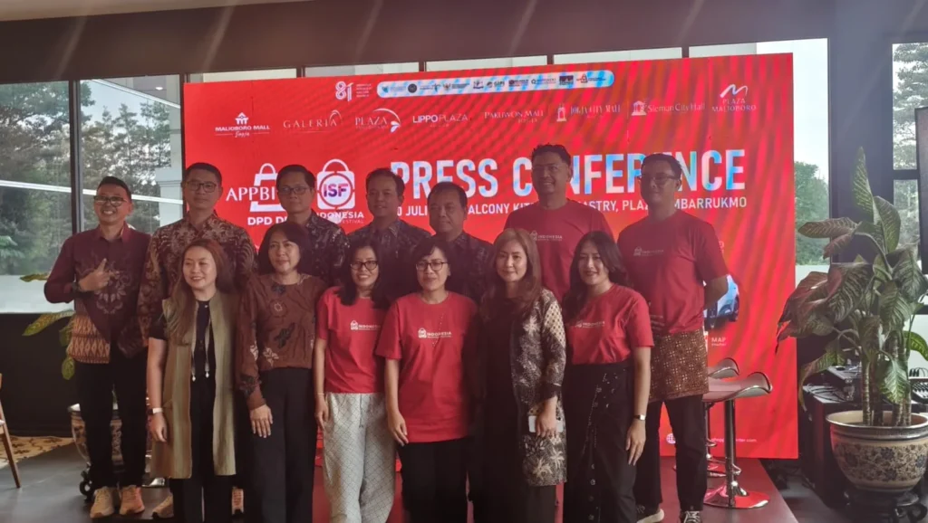 Para pengelola 8 mall Yogyakarta yang akan jadi lokasi Indonesia Shopping Festival 2026.