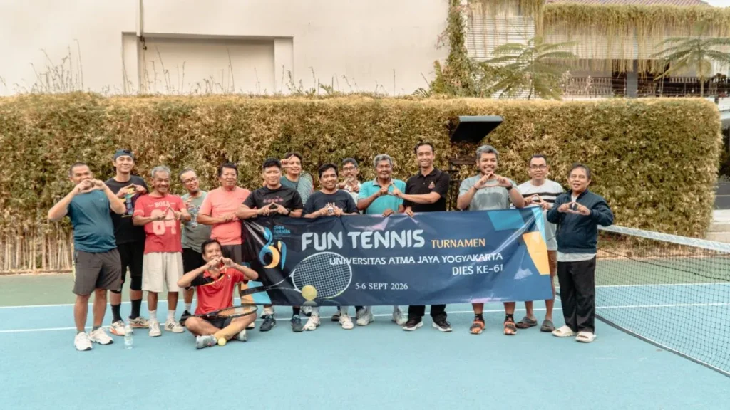 UAJY Gelar Fun Tennis Tournament Semarakkan Dies Natalis ke-61