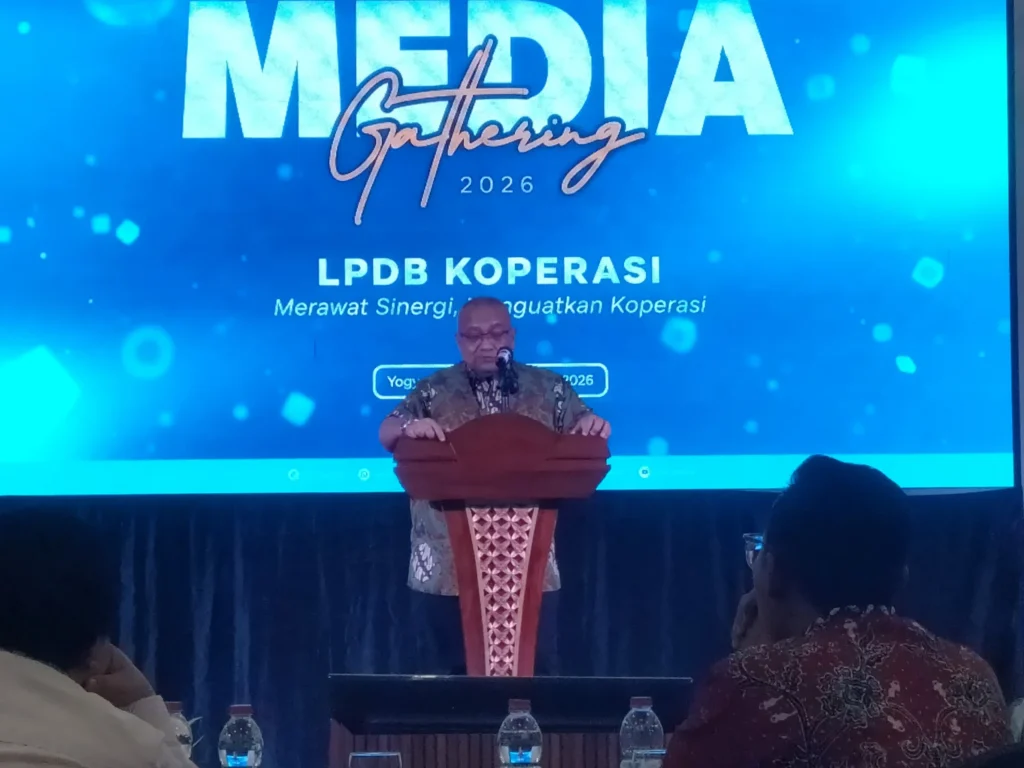Direktur Utama LPDB Koperasi, Krisdianto Soedarmono menyebut pihaknya telah menyalurkan Rp1,6 triliun kepada 150 koperasi di 35 provinsi hingga Oktober 2026. (Bagus AW/Kabar Jawa)