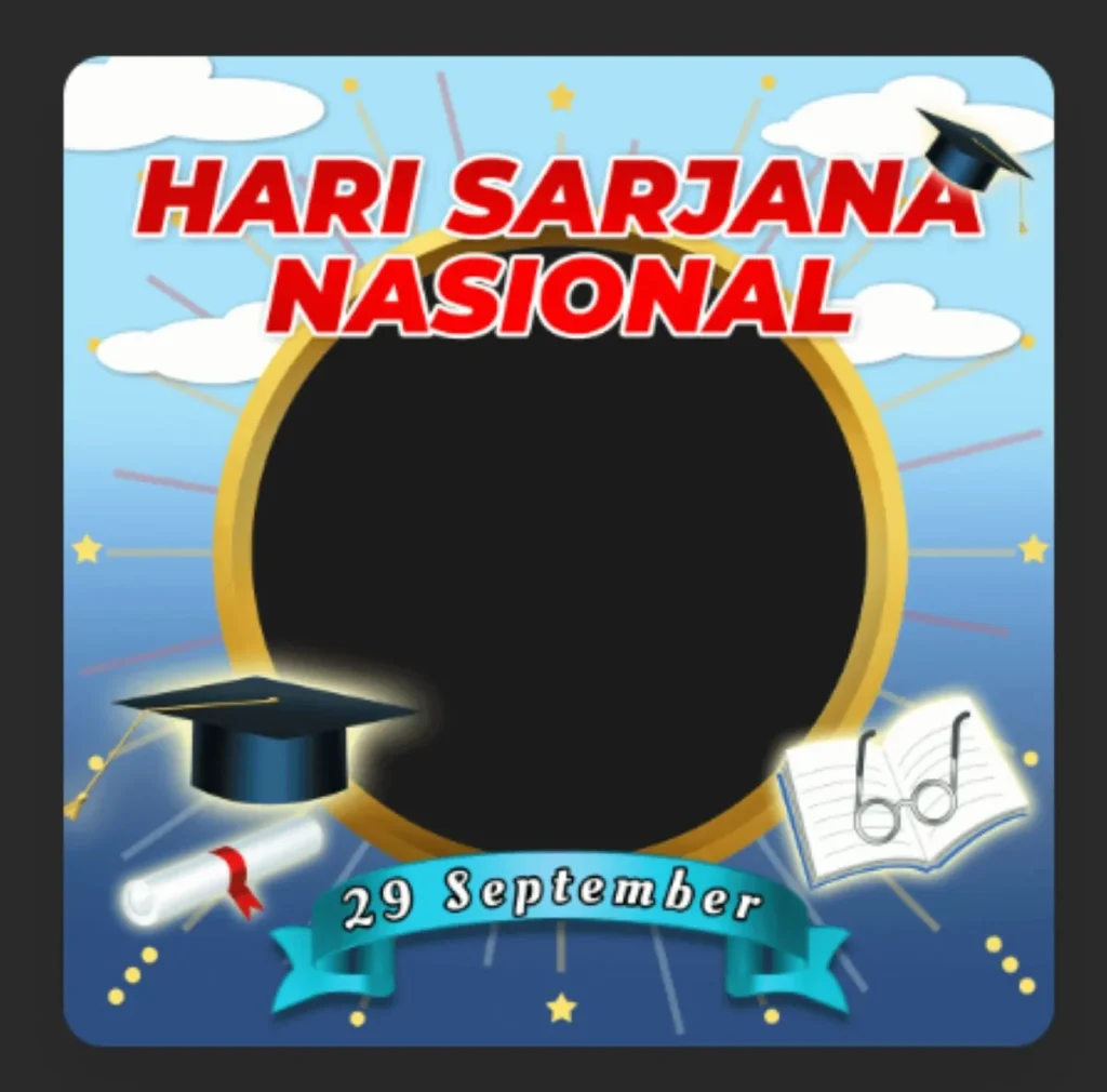 Link Twibbon Hari Sarjana Nasional 2026 Estetik untuk Media Sosial, Unduh Gratis dan Bagikan 29 September
